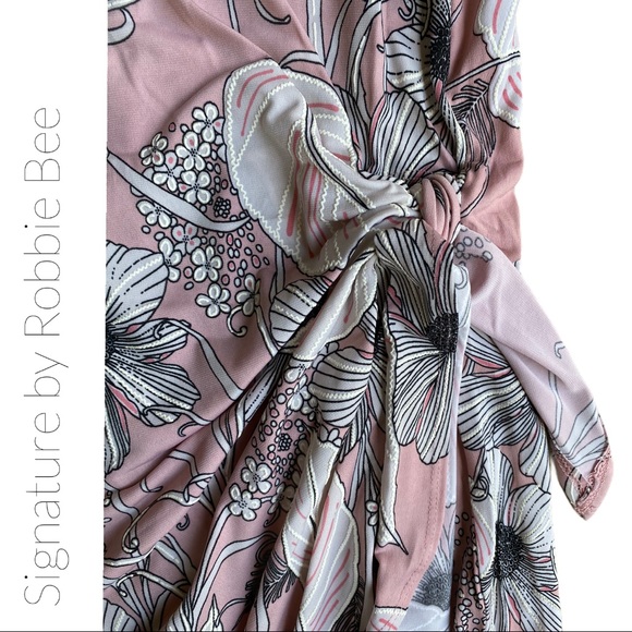 🔴Flash Sale New Robbie Bee Floral Faux Wrap - Picture 3 of 8